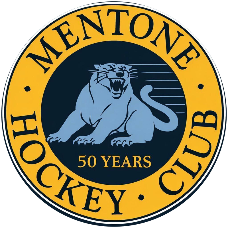 Mentone Hockey Club crest, 50 years